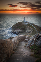 Sunset At South Stack, Anglesey
