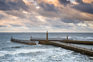 Winter Skies. West Pier, Whitby