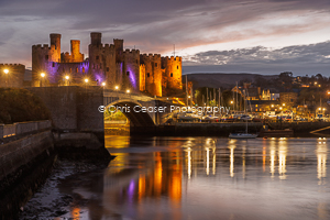 Night Descends, Conwy Castle