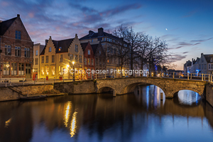 Langerei triple arch, Bruges